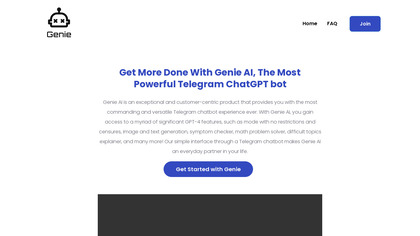 Genie: ChatGPT for Telegram image
