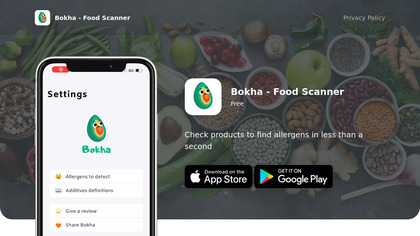 Bokha - Food Scanner image