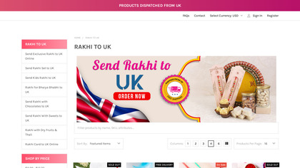 Send Rakhi to UK image