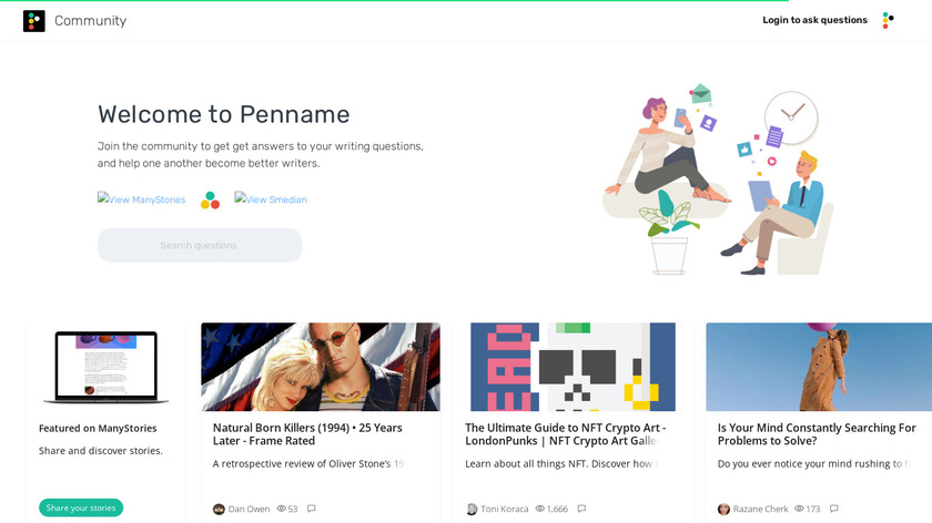 Writtens Landing Page