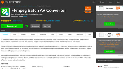 FFmpeg Batch A/V Converter image