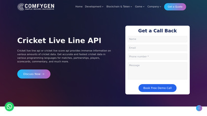 Cricket Live Line API image