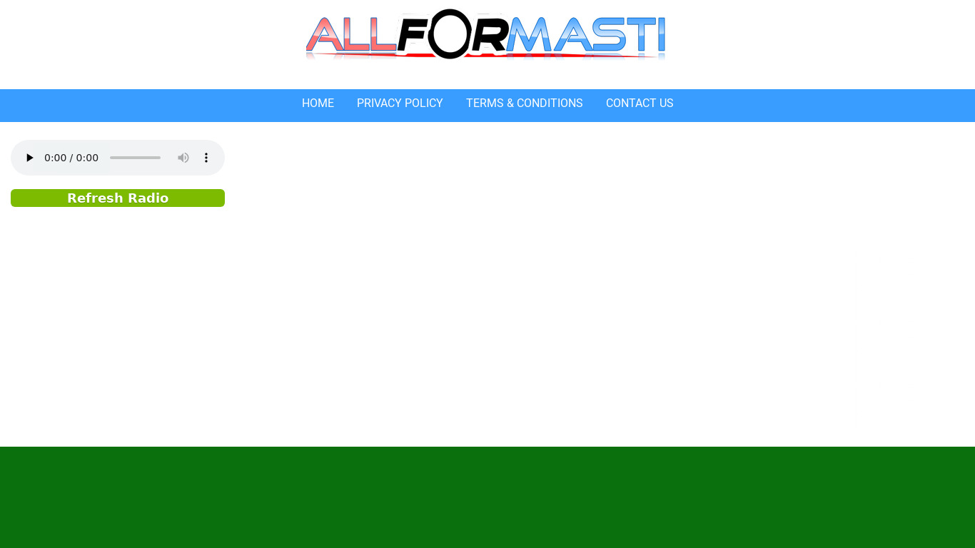 AllForMasti Landing page