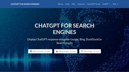 ChatGPT for Search Engines screenshot