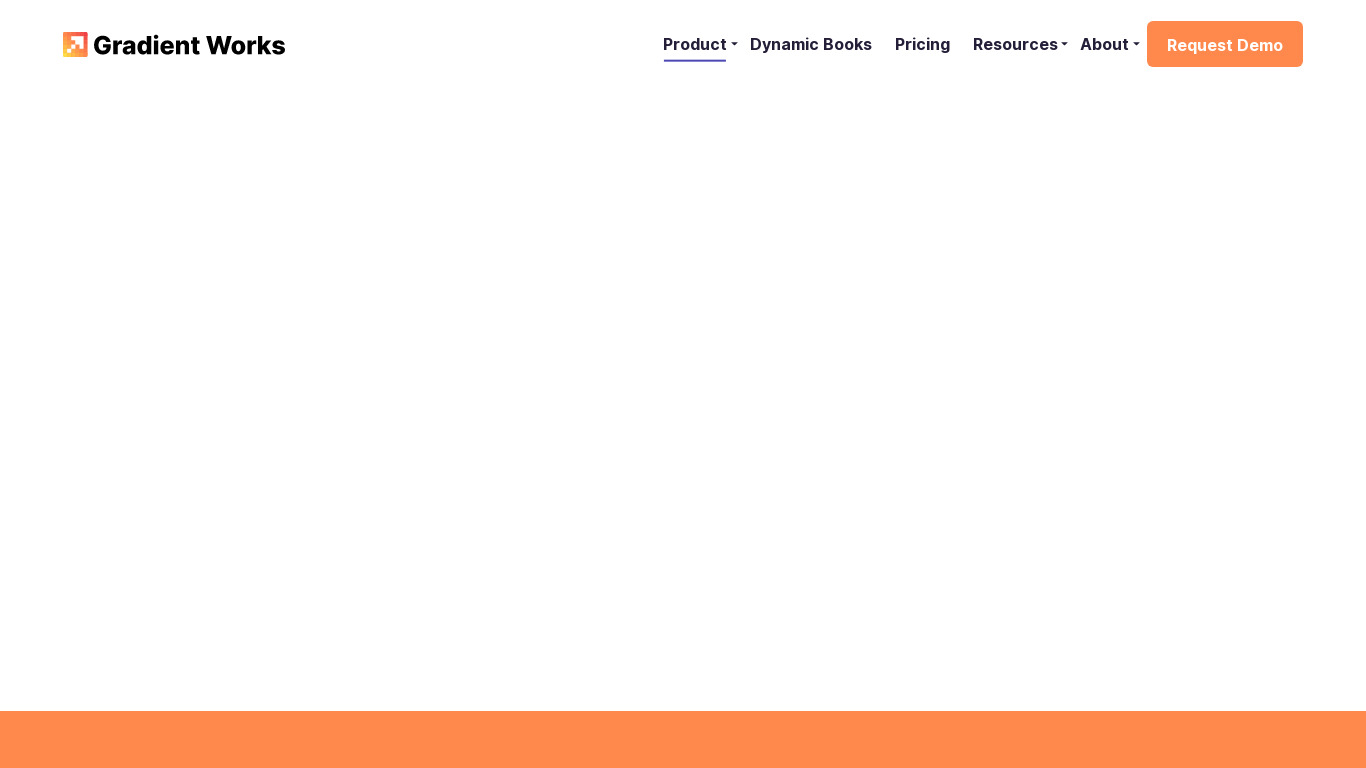 Account Coverage from Gradient Works Landing page