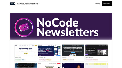 NoCode Newsletters screenshot