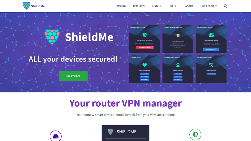 Shield-Me.Net Landing Page