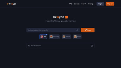 Craiyon screenshot