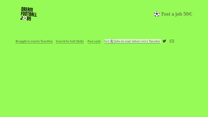 Dream Football Jobs image