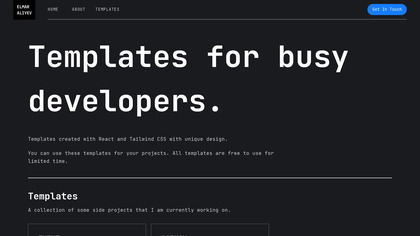 React UI Templates image
