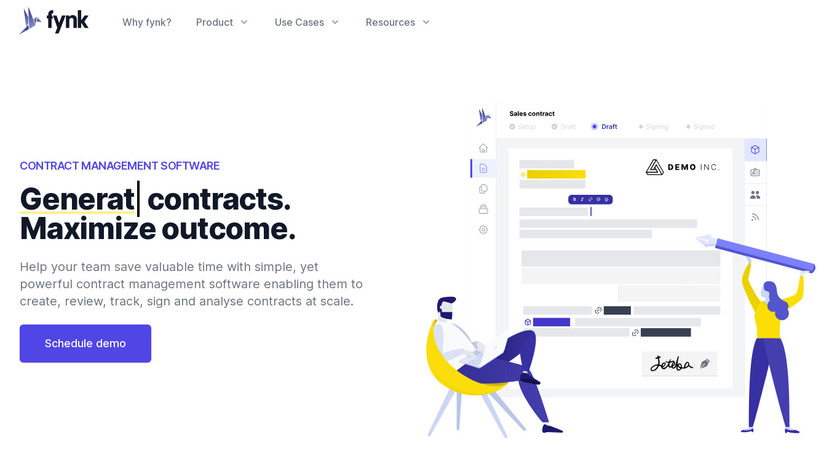 fynk Landing Page