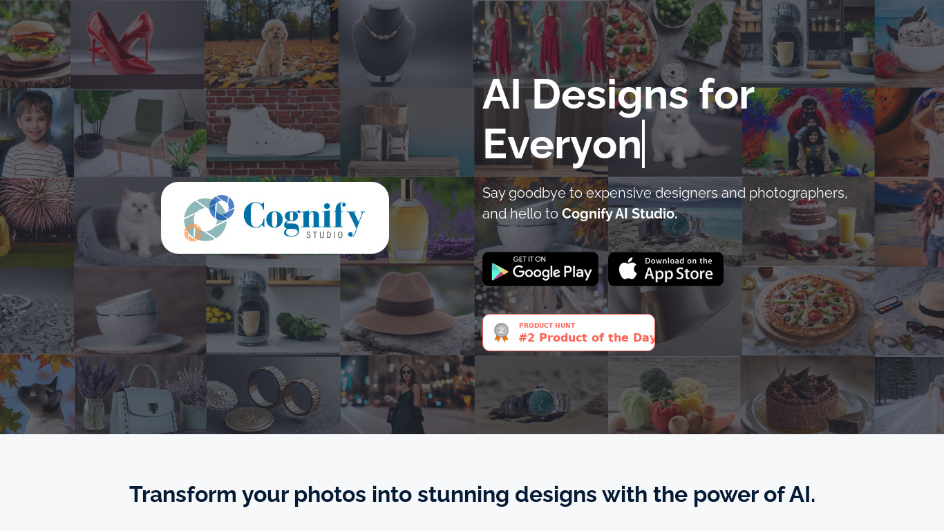 Cognify Studio Landing page
