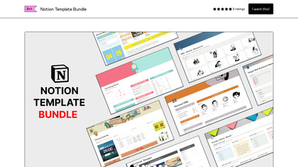 Notion Template Bundle image