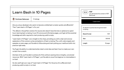 Learn Bash in 10 Pages image