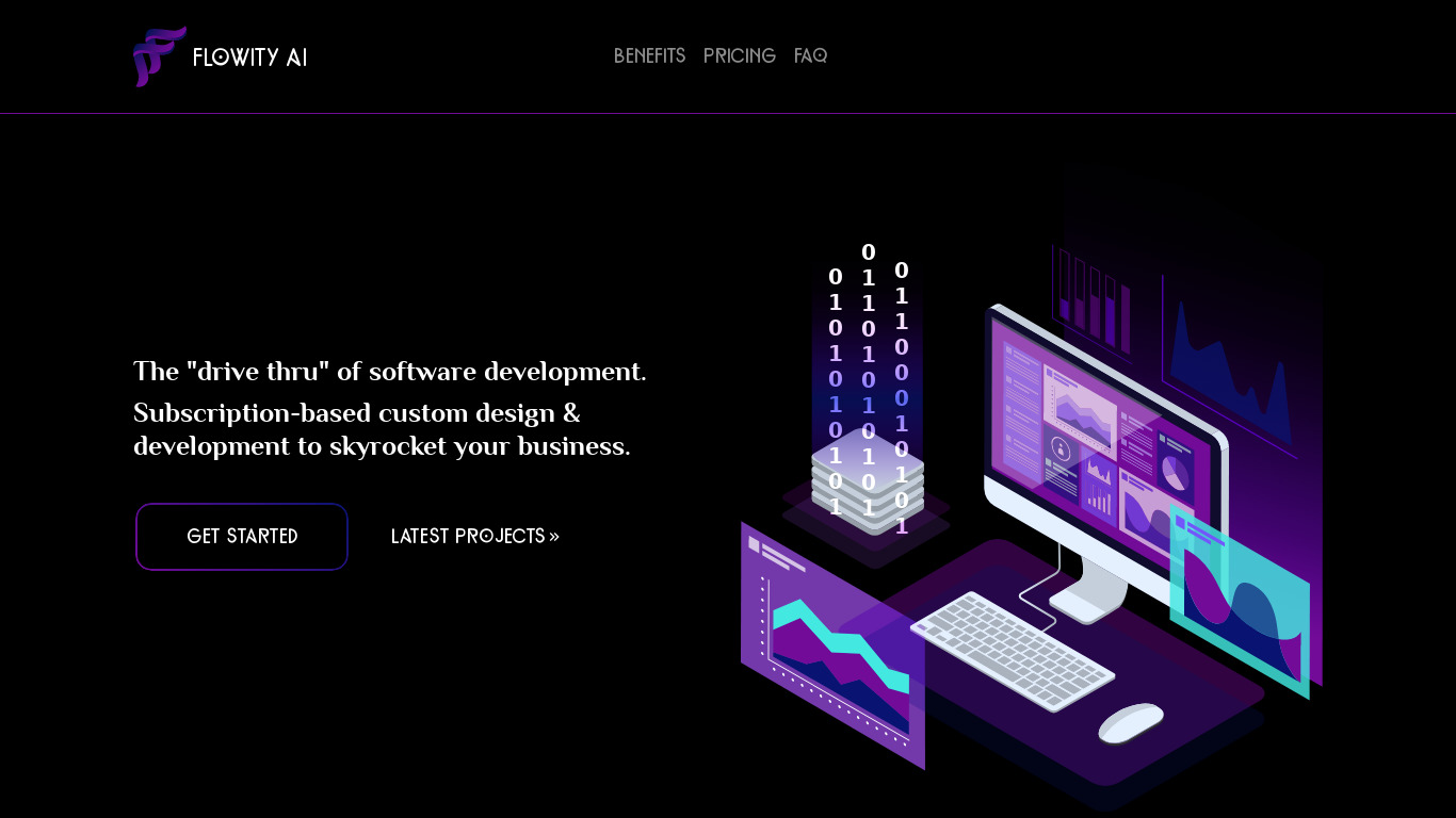 Flowity AI Landing page
