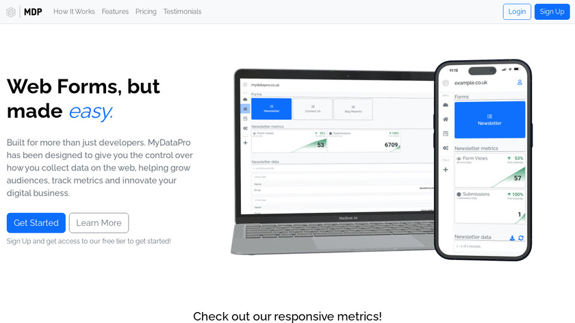 MyDataPro Landing Page