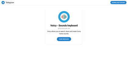 Voicy Telegram Sounds Bot image