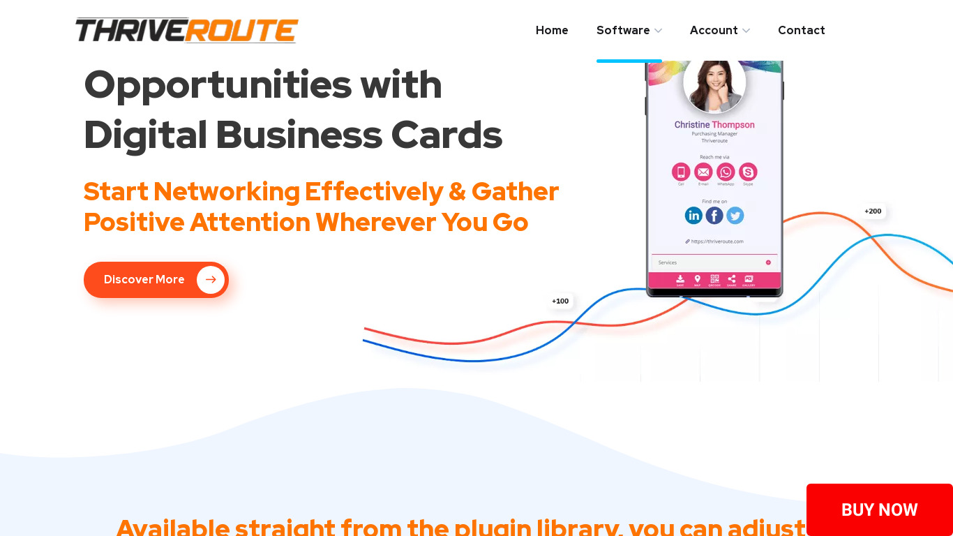 VirtuGo - Digital Business Cards Landing page