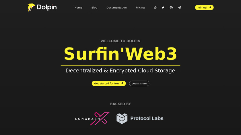 Dolpin Landing Page