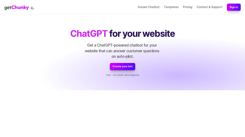 Chunky Landing Page
