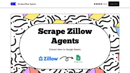 Scrape Zillow Agents image