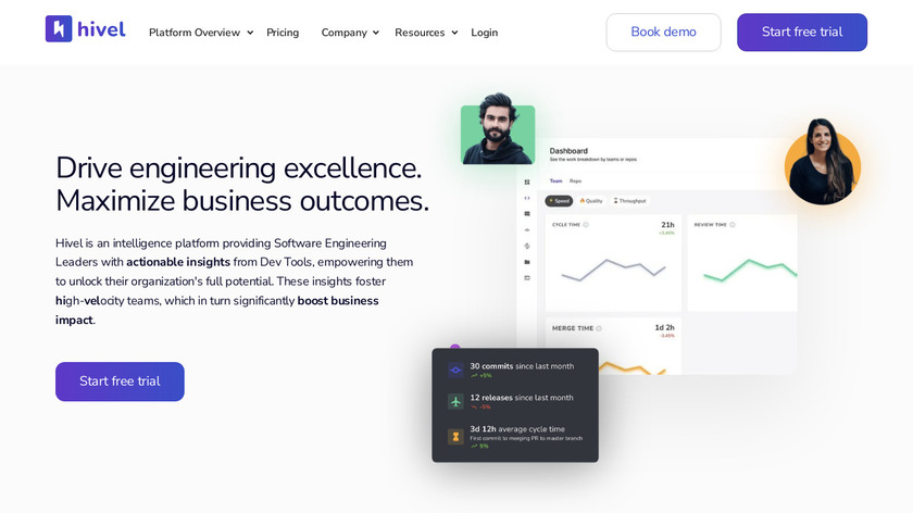 Hivel Landing Page