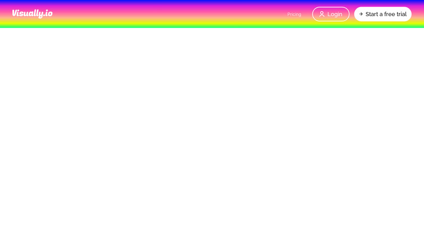Visually.io Landing Page