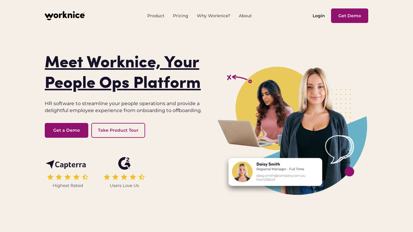 Worknice Landing Page