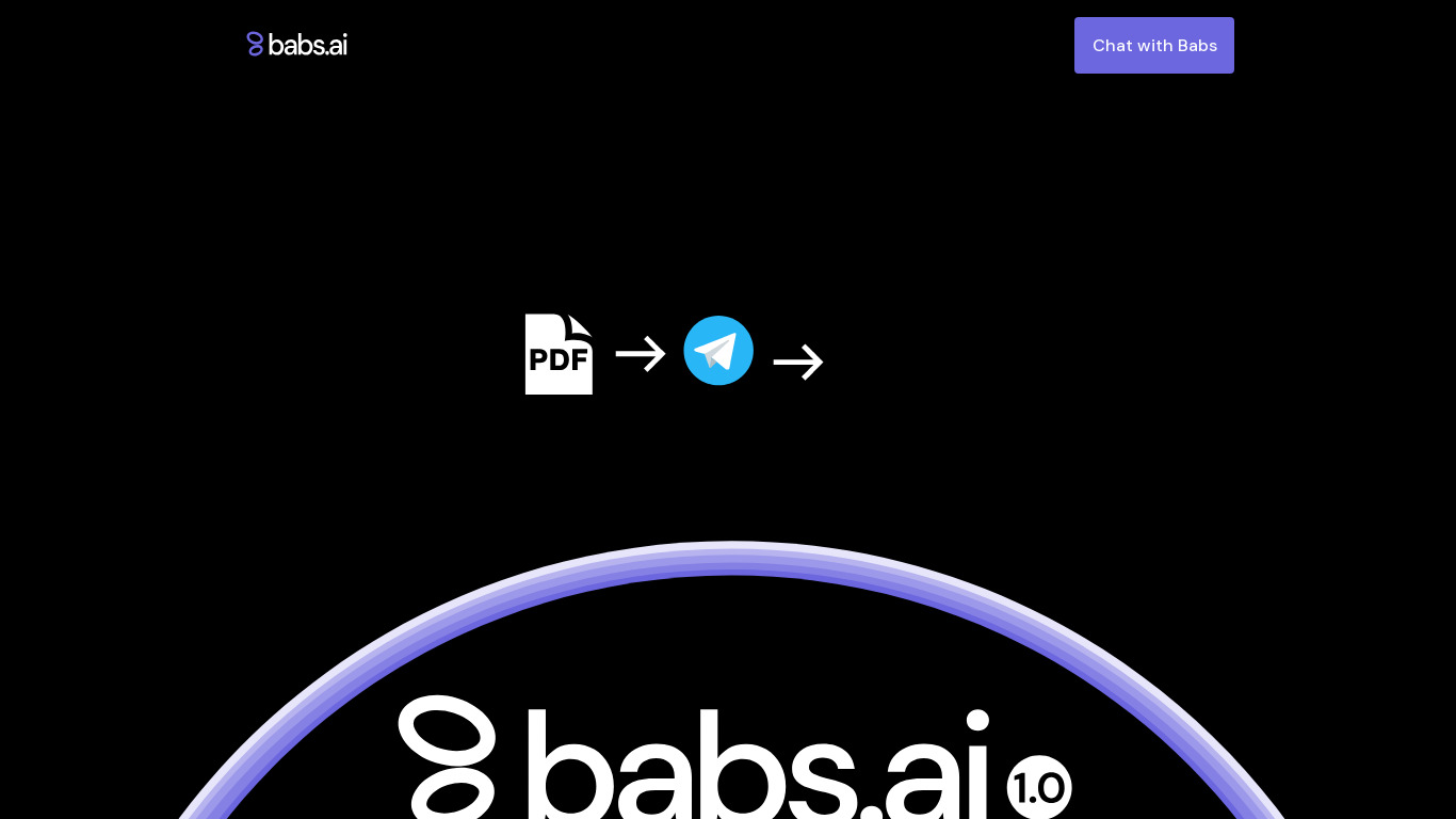 Babs Landing page
