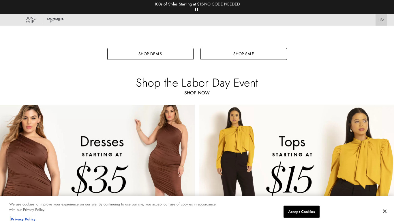 Eloquii Landing page
