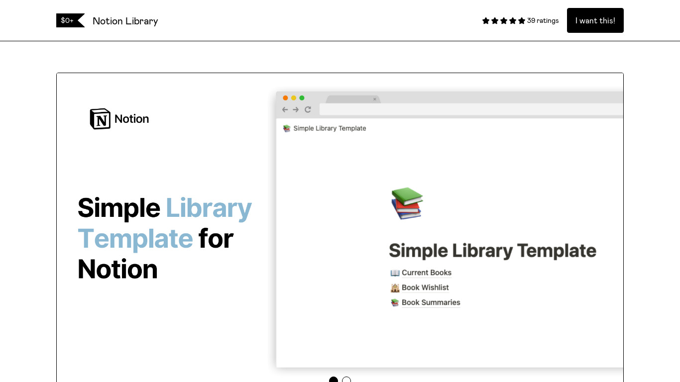 Digital Library Landing page