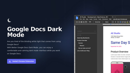 Better Google Docs Dark Mode image