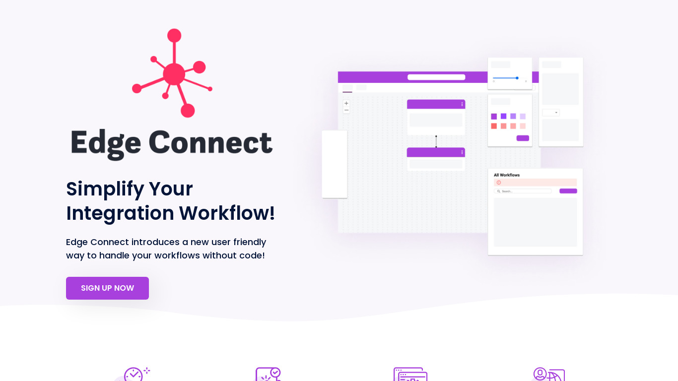 Edge Connect Landing page