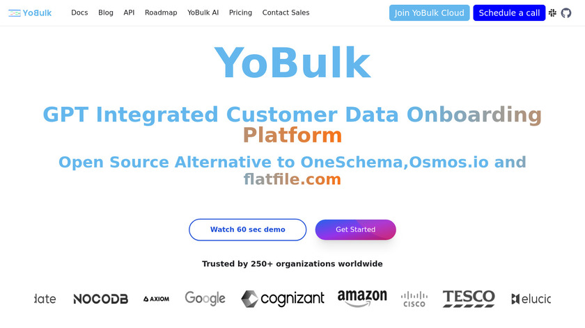 YoBulk Landing Page