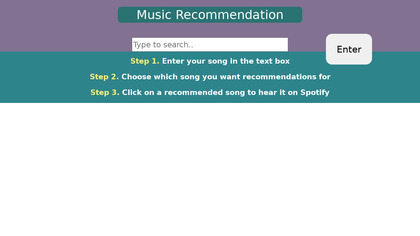 Jeebz Music Recommendation image