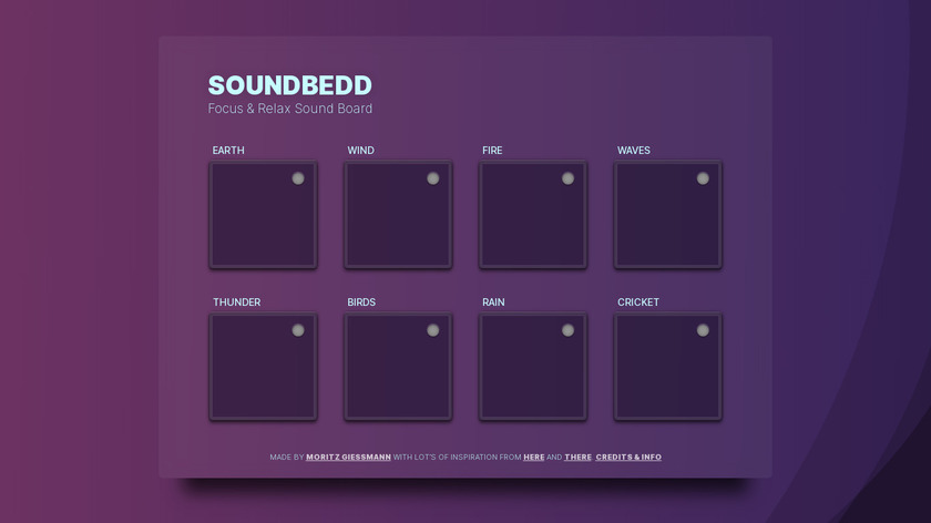 Soundbedd Landing Page