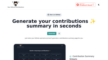 Your GitHub Contributions image