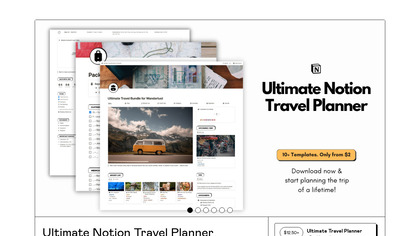 Ultimate Notion Travel Planner image