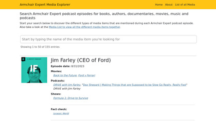 Armchair Expert Media Explorer image