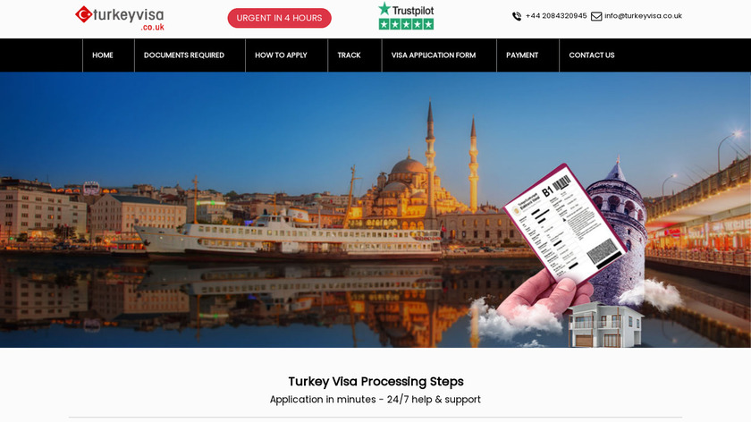 TurkeyVisa Landing Page