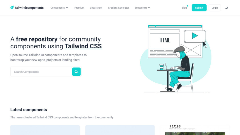 Tailwind Components Landing Page