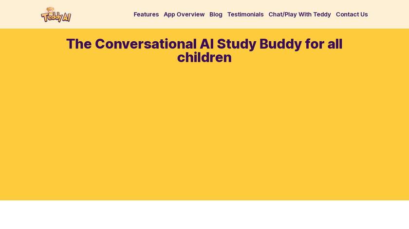 Teddy AI Landing Page