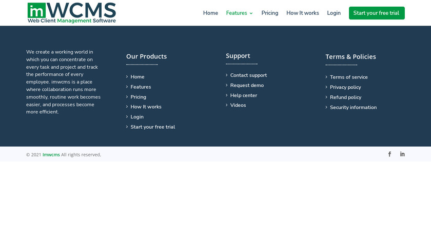 Hr Management Software Landing Page