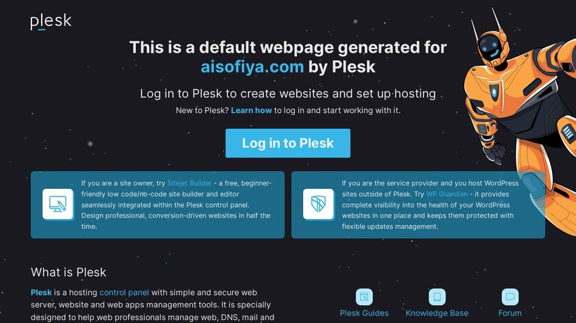 Ai Sofiya Landing Page