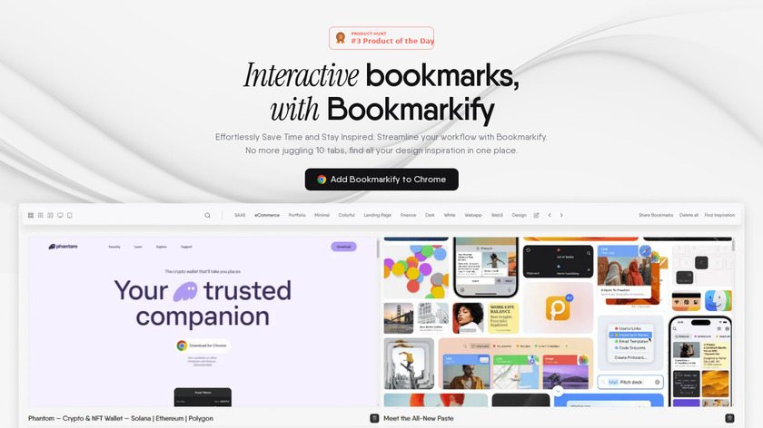 Bookmarkify Landing Page