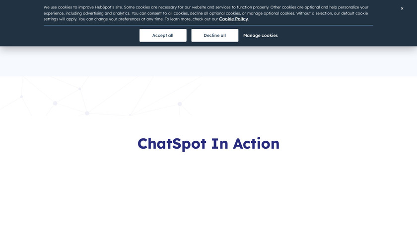ChatSpot Landing Page