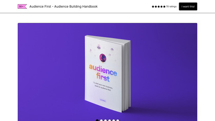 Audience First - Handbook image