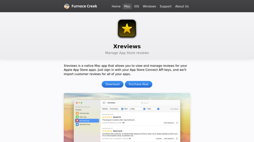 Xreviews Landing Page