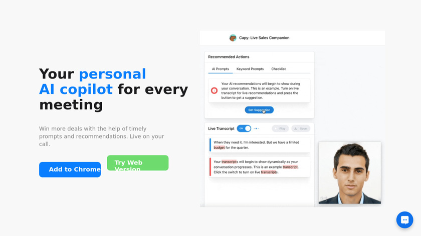 Capy Landing Page