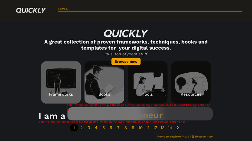 Quickly Plus Landing Page